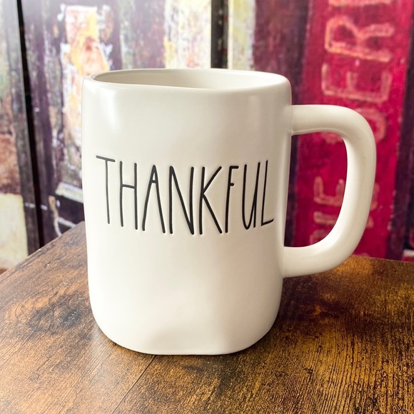 Rae Dunn Other - Rae Dunn “Thankful” Coffee Tea Mug